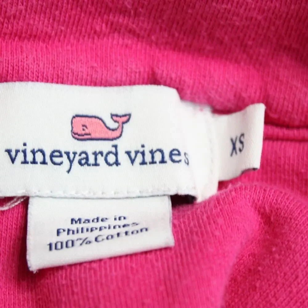 Vineyard Vines Shep Shirt Women's Sz XS Pink Sailboat Everyday Basic Casual - Picture 4 of 4